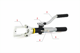 Hand operated hydraulic universal tool 3 in 1