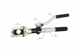 Hand-operated hydraulic cable cutter