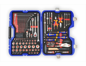 1/2", 3/8" & 1/4" DR Socket set & tool sets 166 pcs.
