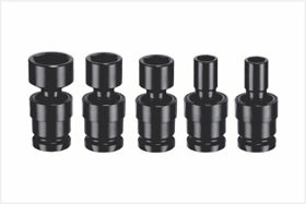 Sechskant-Kraftsteckschlüsselsatz GRING 1/2" mit Gelenk, universal