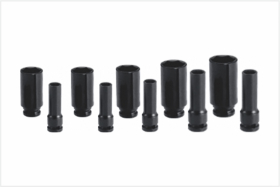 Sechskant-Steckschlüsselsatz GRING 1/2" , verlängert