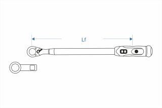 Interchangeable torque wrench