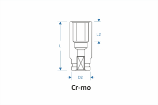 Impact socket 3/4