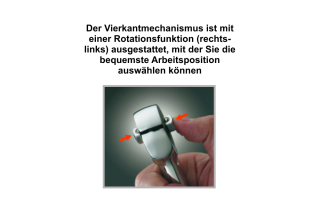 Ratsche GRING mit Drehgriﬀ