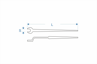 Einmaulschlüssel mit Stift GRING