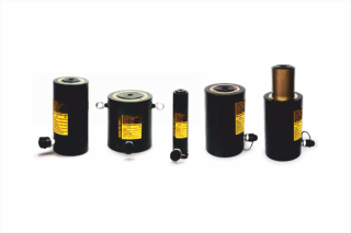 Single-acting aluminum cylinder