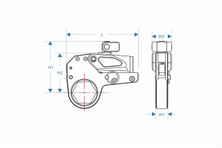 Kleiner hydraulischer Kassetenschrauber