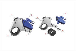 Kleiner hydraulischer Kassetenschrauber