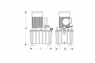 Doppeltwirkende Hydraulikpumpe