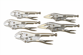 Curverd jaw locking pliers set 5 pcs