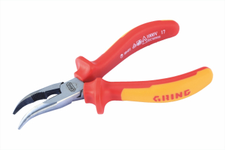 Insulated bent nose pliers 1000V