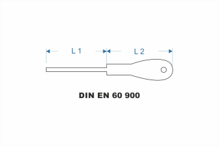 Insulated Slotted screwdriver 1000V SL