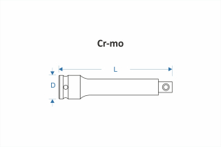 Impact extension bar