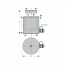 Single-acting aluminum cylinder