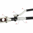 Hand-operated hydraulic cable cutter