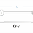 Combination chrome plated wrench at an angle of 15° GRING