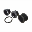 Hexagon cassettes for low profile hydraulic torque wrenches